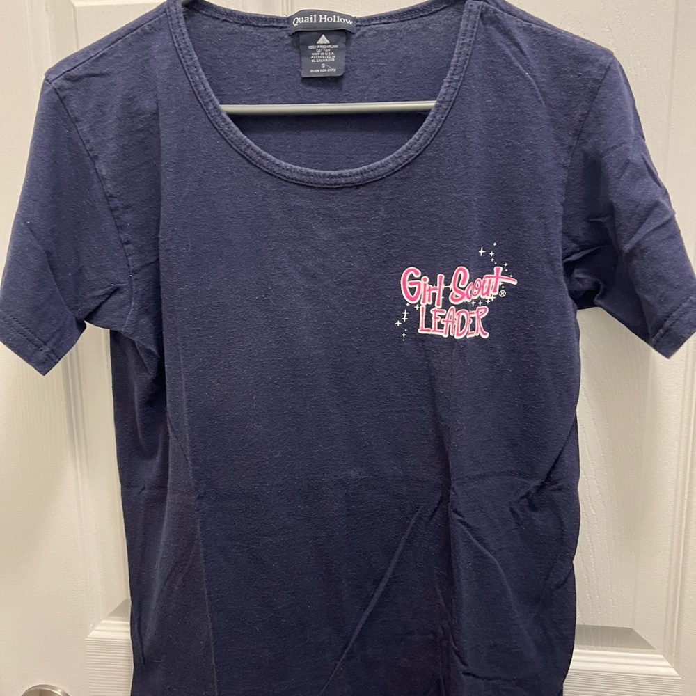 Navy Girl Scout Leader T-Shirt